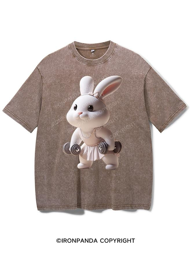 LIFTING BABY BUNNY VINTAGE GYM SHIRT