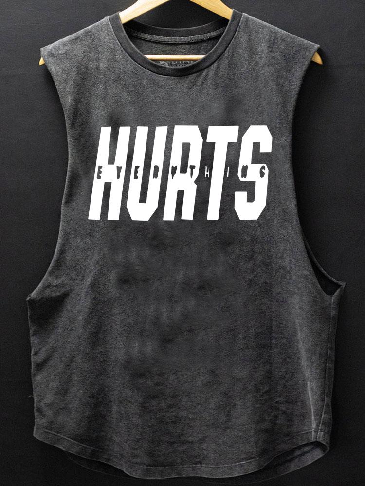 Everything Hurts SCOOP BOTTOM COTTON TANK