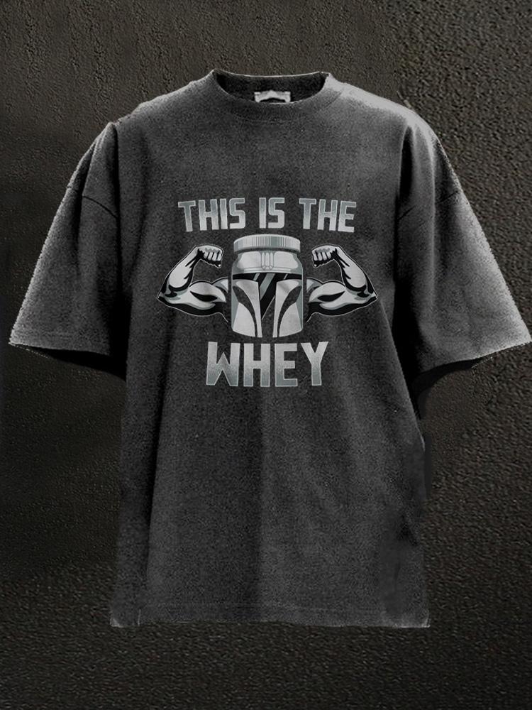 this is the whey Washed Gym Shirt