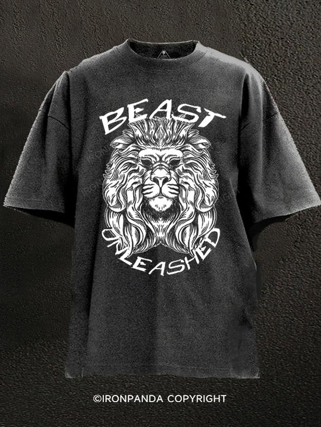 Beast mode Washed Gym Shirt