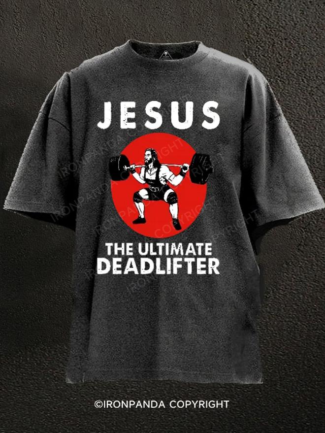 Exercise with Jesus Washed Gym Shirt