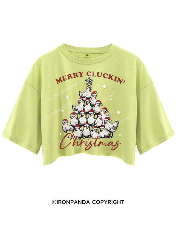 MERRY CLUCKIN' CHRISTMAS CROP TOPS