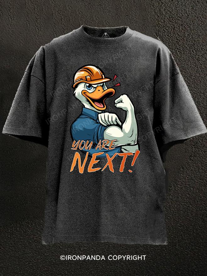 you are next Washed Gym Shirt