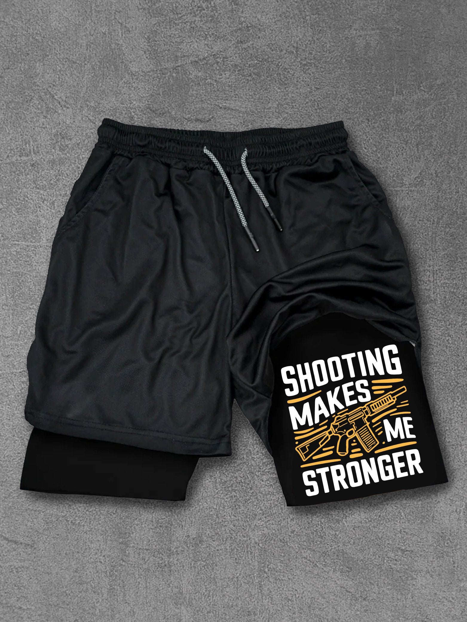 Shooting Makes Me Stronger Performance Training Shorts