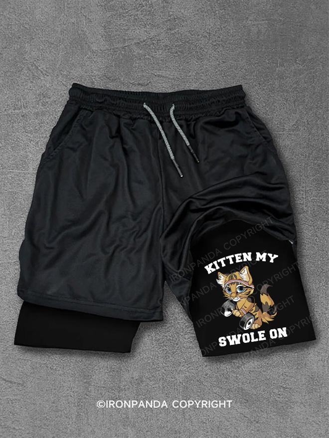 kitten my swole on Performance Training Shorts