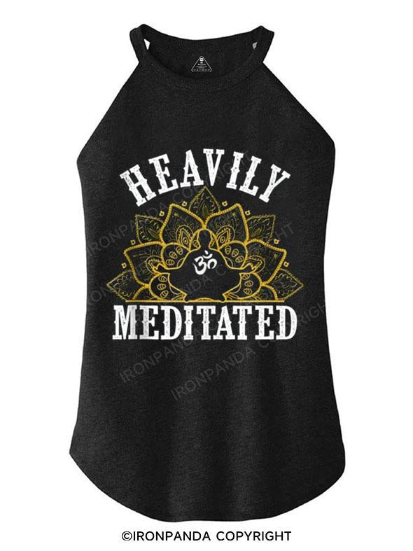 Heavily Meditated TRI ROCKER COTTON TANK