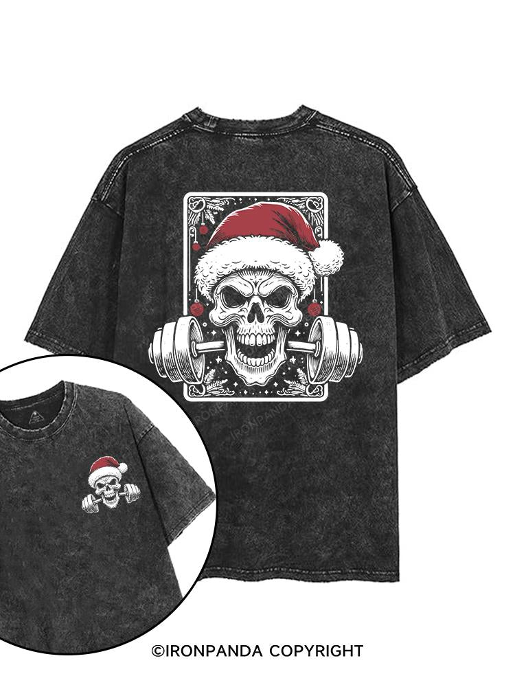 DEADLY MERRY LIFTS Printed Gym Shirt