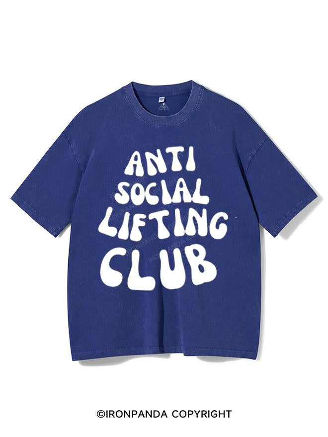 ANTI SOCIAL LIFTING CLUB VINTAGE GYM SHIRT