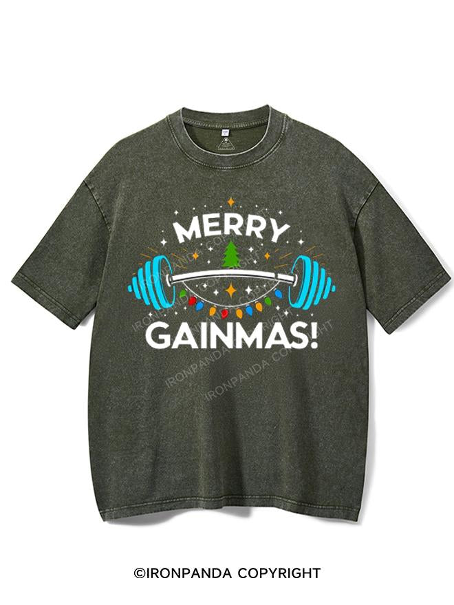 MERRY GAINMAS VINTAGE GYM SHIRT