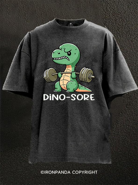 dino sore Washed Gym Shirt