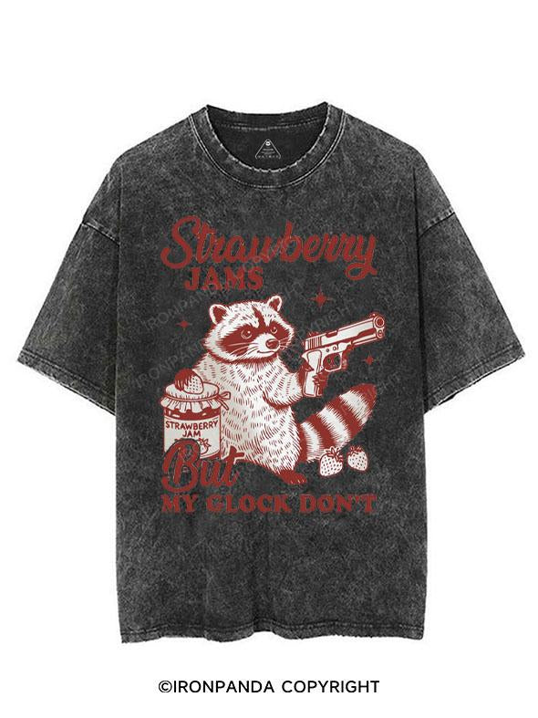 STRAWBERRY JAMS BUT MY GLOCK DON'T VINTAGE GYM SHIRT