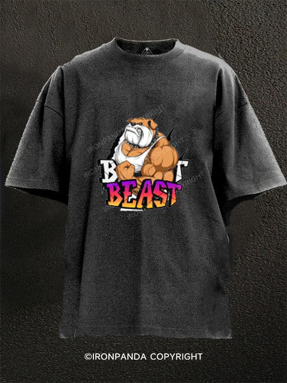 Beast  Washed Gym Shirt