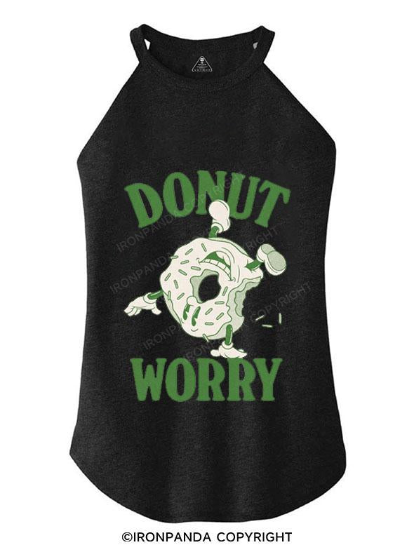 DONUT WORRY TRI ROCKER COTTON TANK