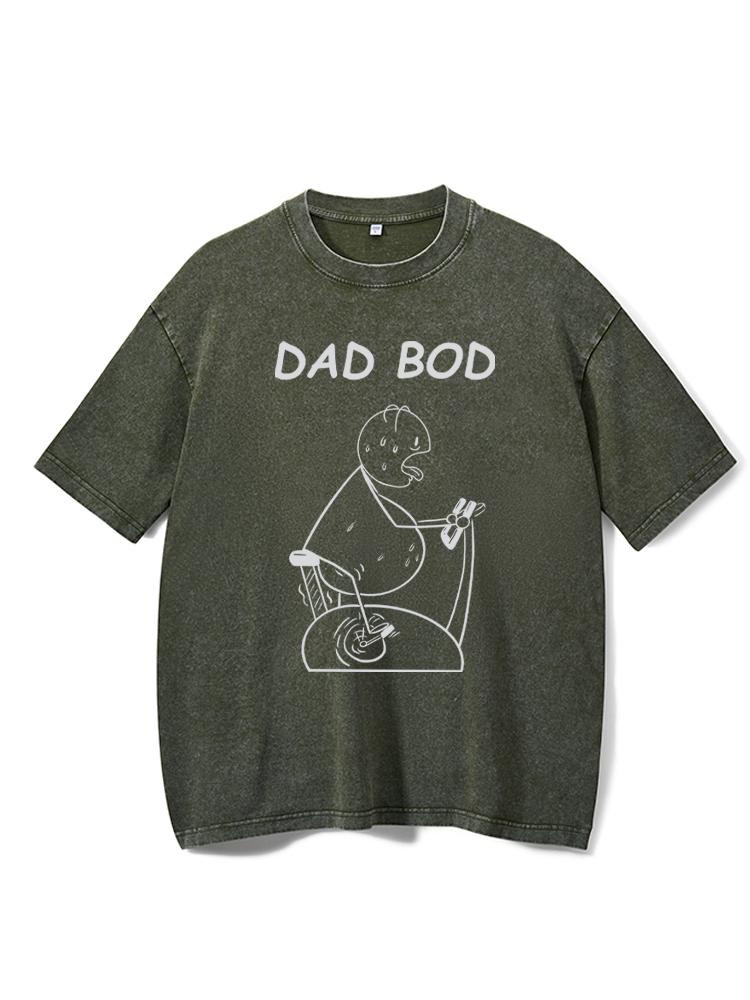 Dad Bod Washed Gym Shirt