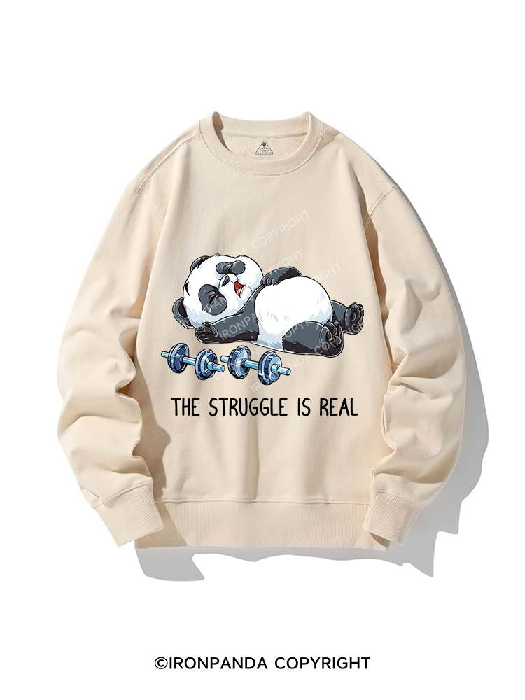 THE STRUGGLE IS REAL Vintage CREWNECK Sweatshirt