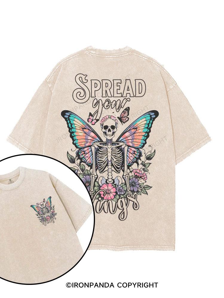 Spread Your Wings printed Gym Shirt