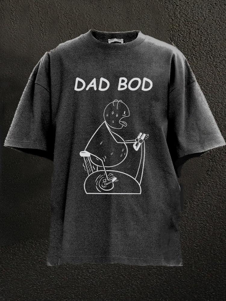 Dad Bod Washed Gym Shirt