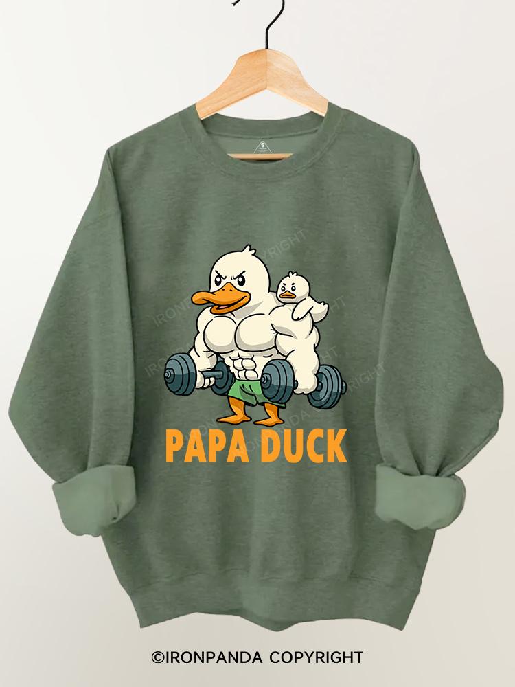 papa duck Gym Sweatshirt