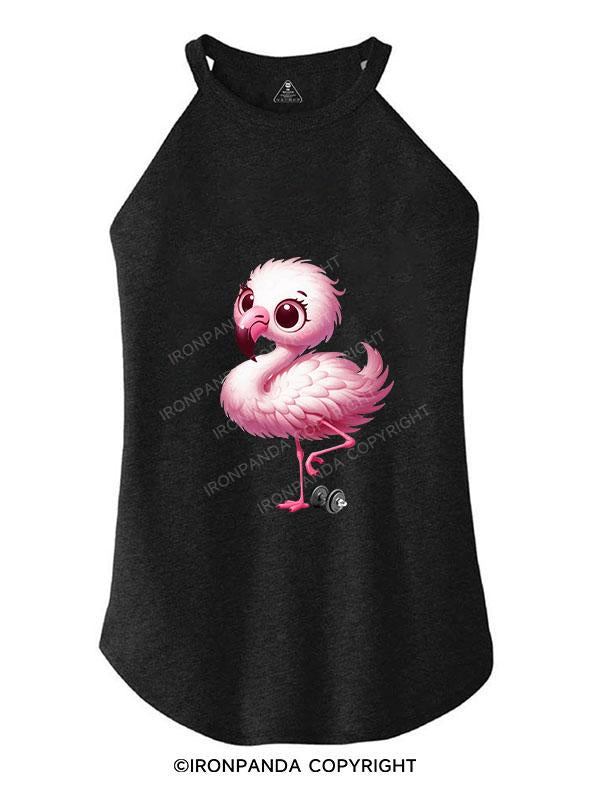 FLAMINGO DEADLIFT TRI ROCKER COTTON TANK