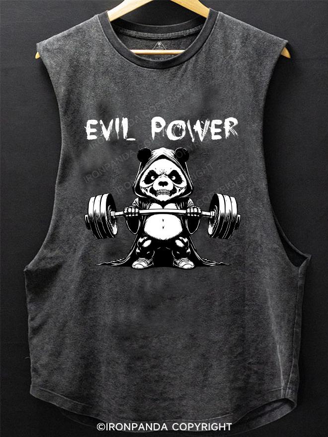 Evil Power SCOOP BOTTOM COTTON TANK