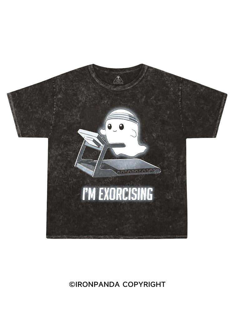 I'M EXORCISING Kids Washed T-Shirt