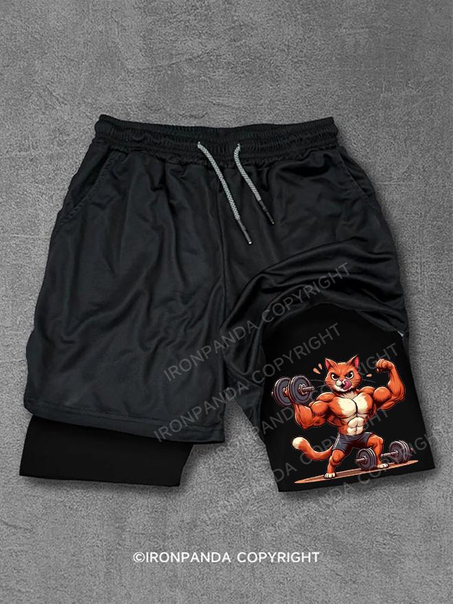 strong cat Performance Training Shorts