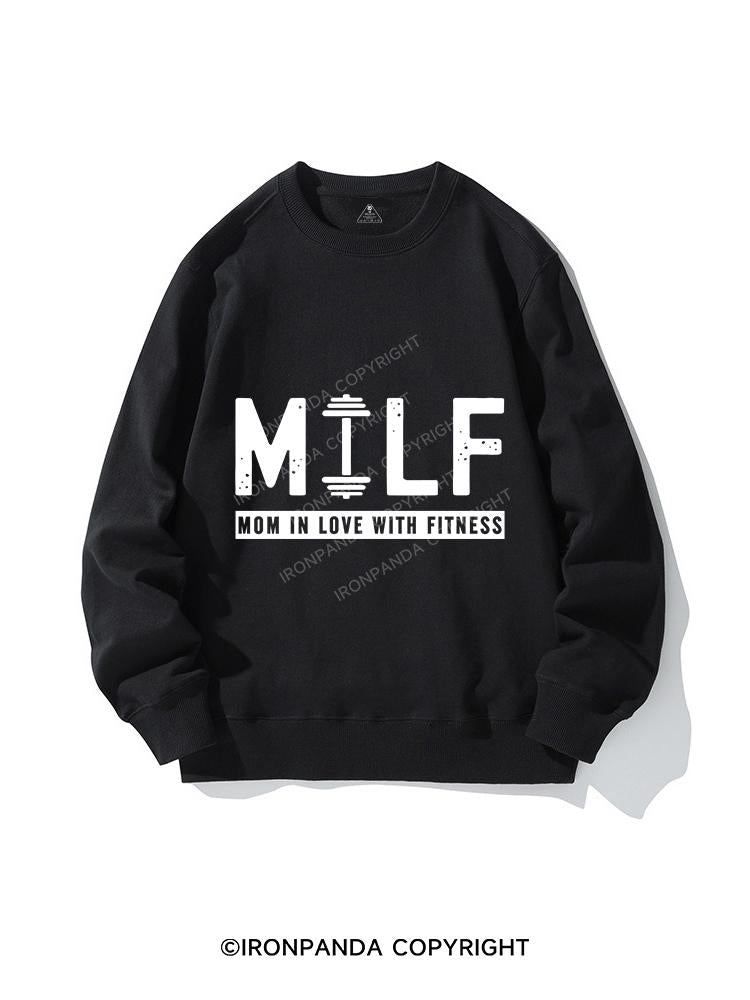 MILF MOM IN LOVE WITH FITNESS CREWNECK Sweatshirt