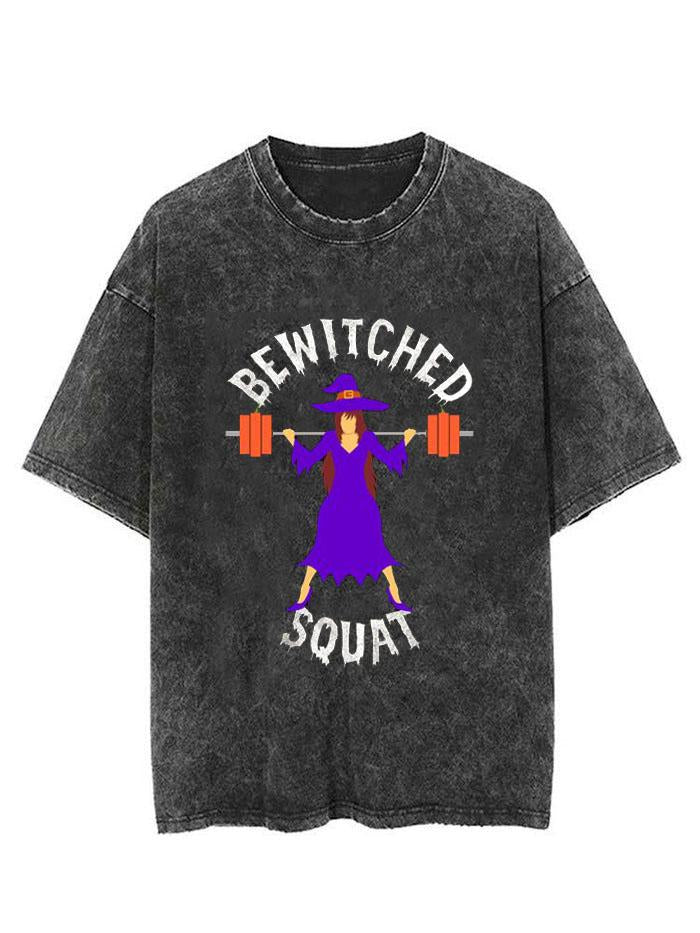 BE WITCHED SQUAT VINTAGE GYM SHIRT