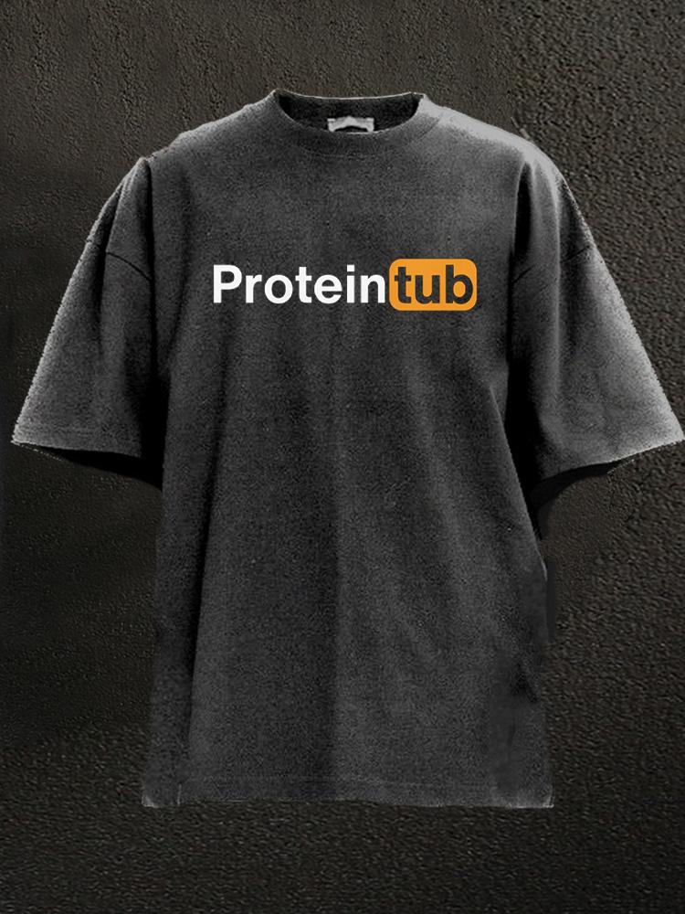 Protein Tub Washed Gym Shirt