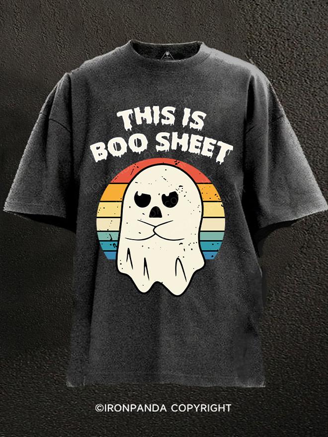 THIS IS BOO SHEET Washed Gym Shirt