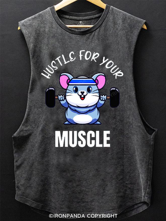 Workout Mouse SCOOP BOTTOM COTTON TANK