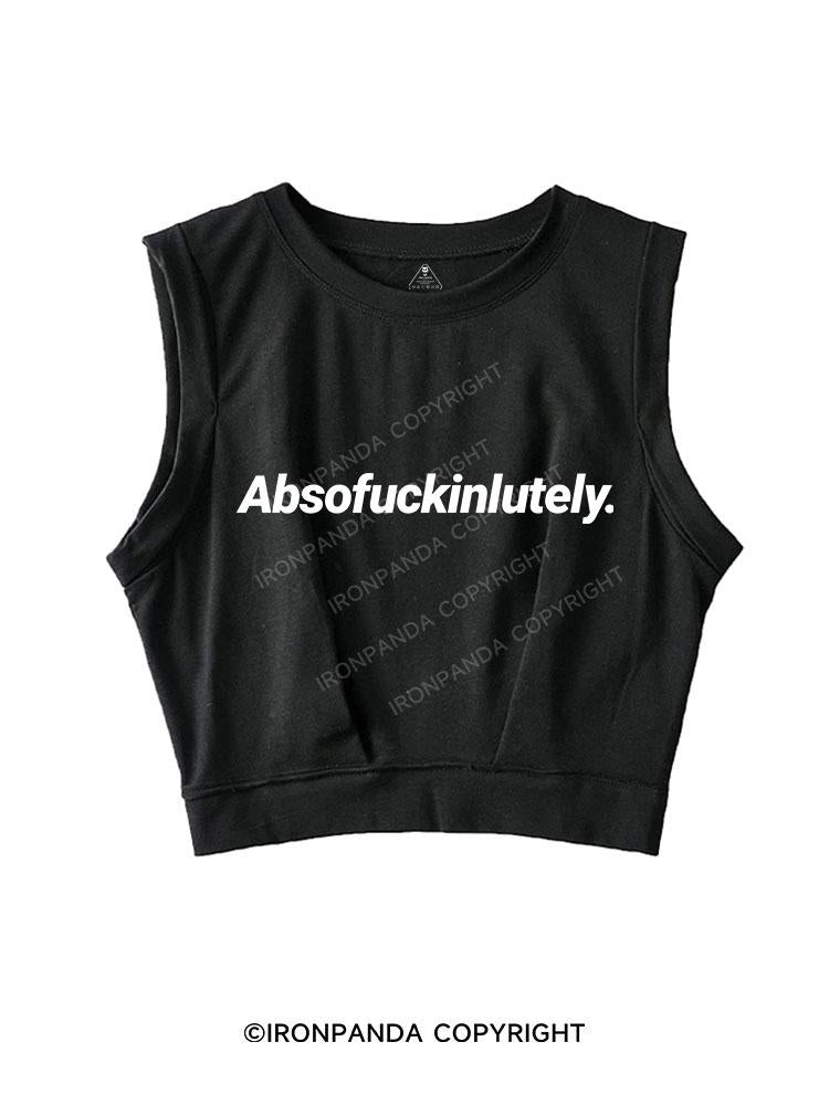 ABSOFUCKINLUTELY SLEEVELESS CROP TOPS