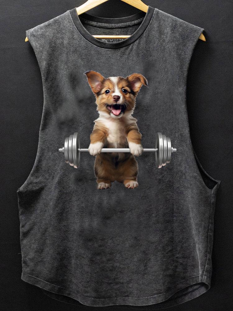 Weightlifting dog SCOOP BOTTOM COTTON TANK