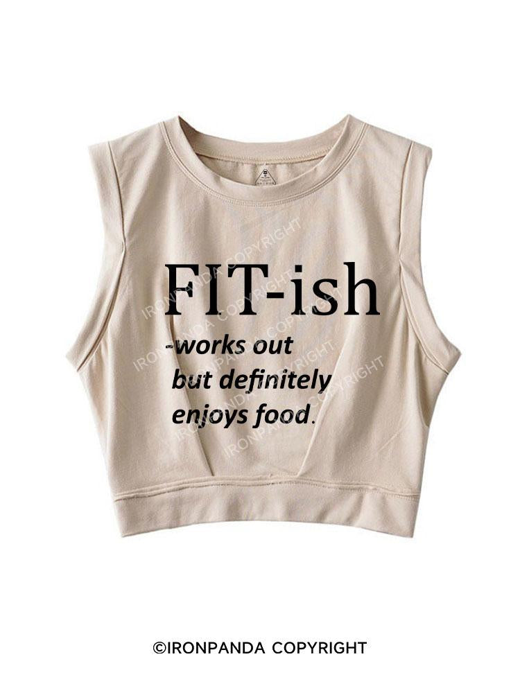 FIT-ISH SLEEVELESS CROP TOPS