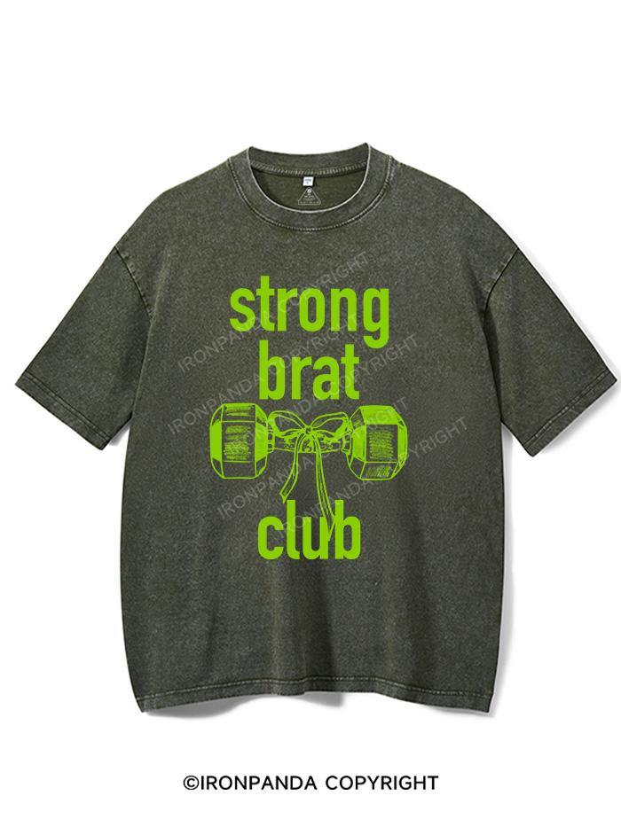 STRONG BRAT CLUB VINTAGE GYM SHIRT