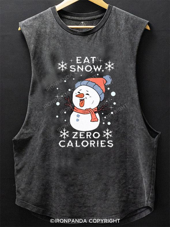 EAT SNOW ZERO CALORIES SCOOP BOTTOM COTTON TANK