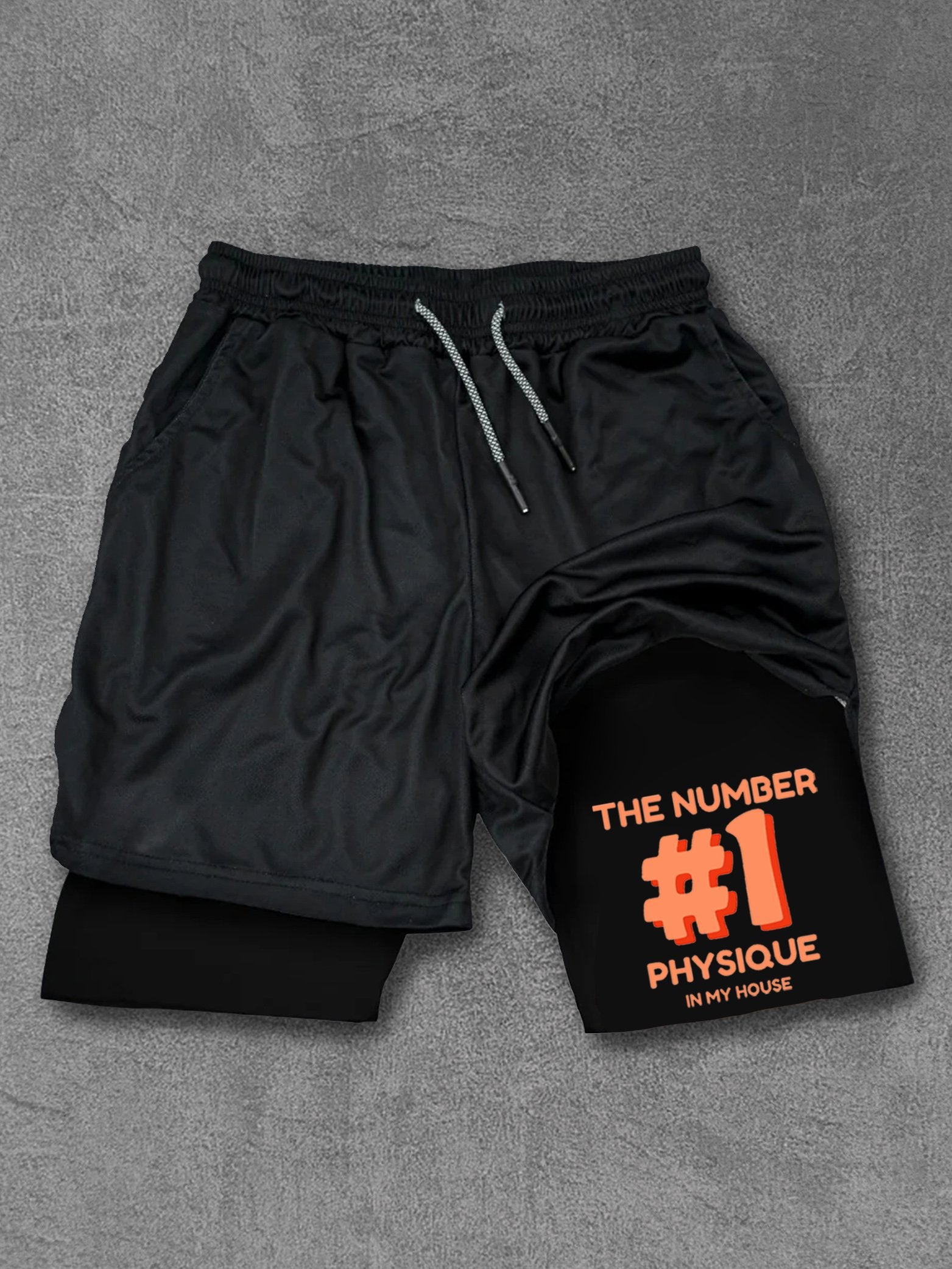 The number one physique in my house 3 Performance Training Shorts