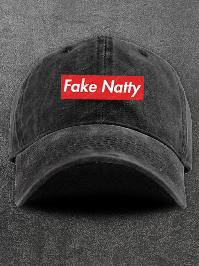 Fake Natty Washed Gym Cap