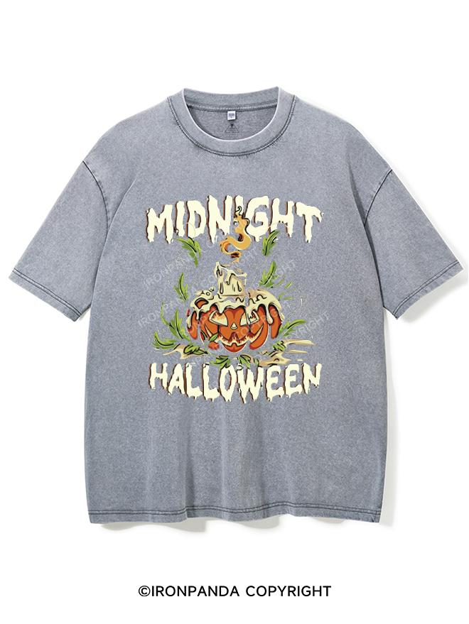 MIDNIGHT HALLOWEEN VINTAGE GYM SHIRT