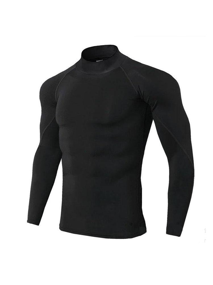 Halloween Fitness Night Men's Fitted Mock