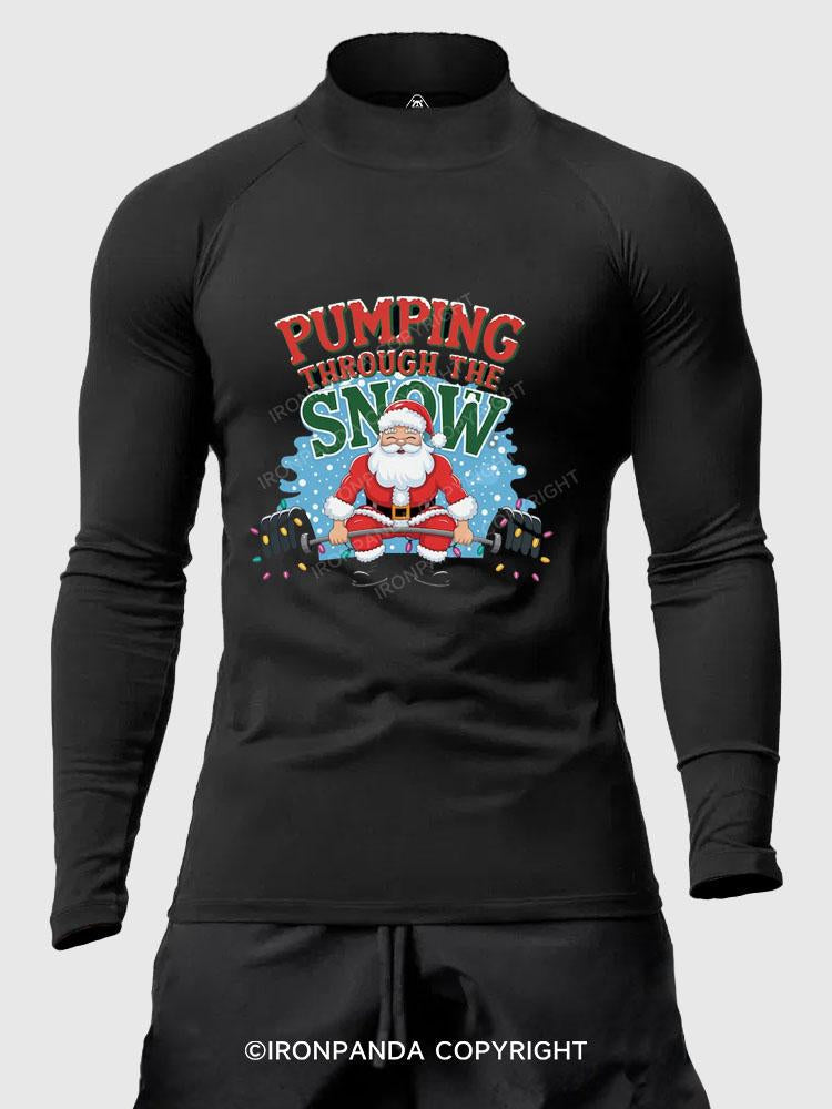 Christmas Pump Men's Fitted Mock