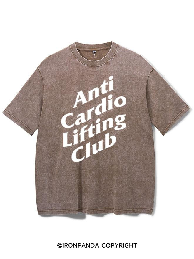 ANTI CARDIO LIFTING CLUB VINTAGE GYM SHIRT