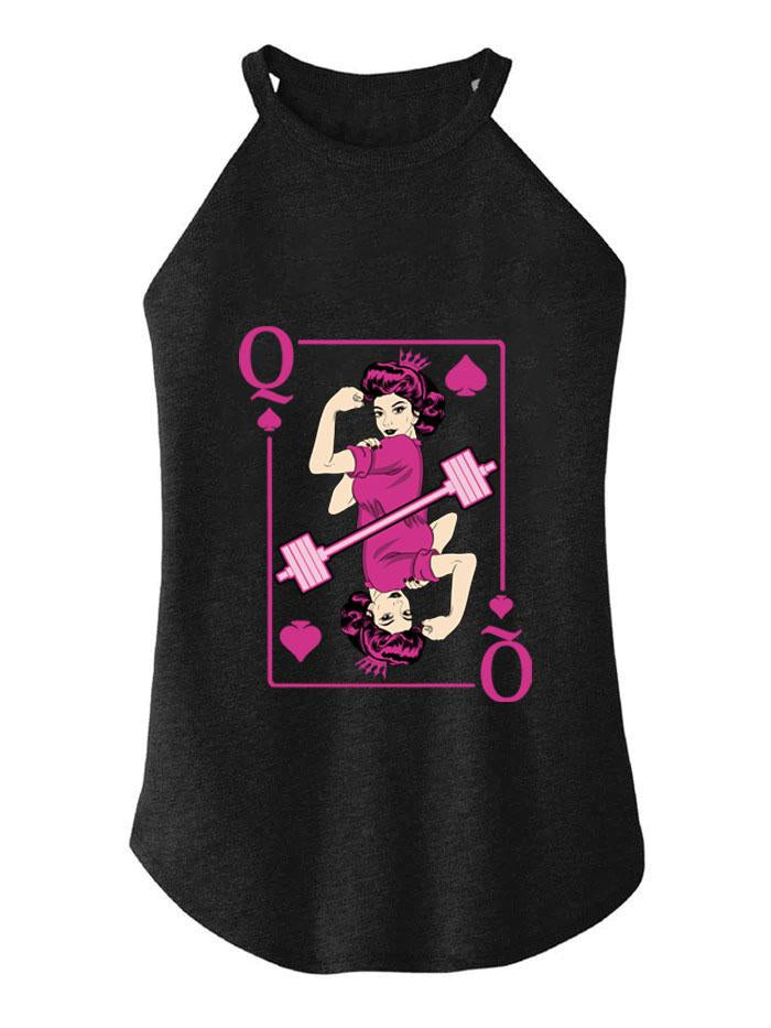 QUEEN POCKER ROCKER COTTON TANK