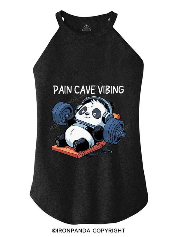 PAIN CAVE VIBING TRI ROCKER COTTON TANK