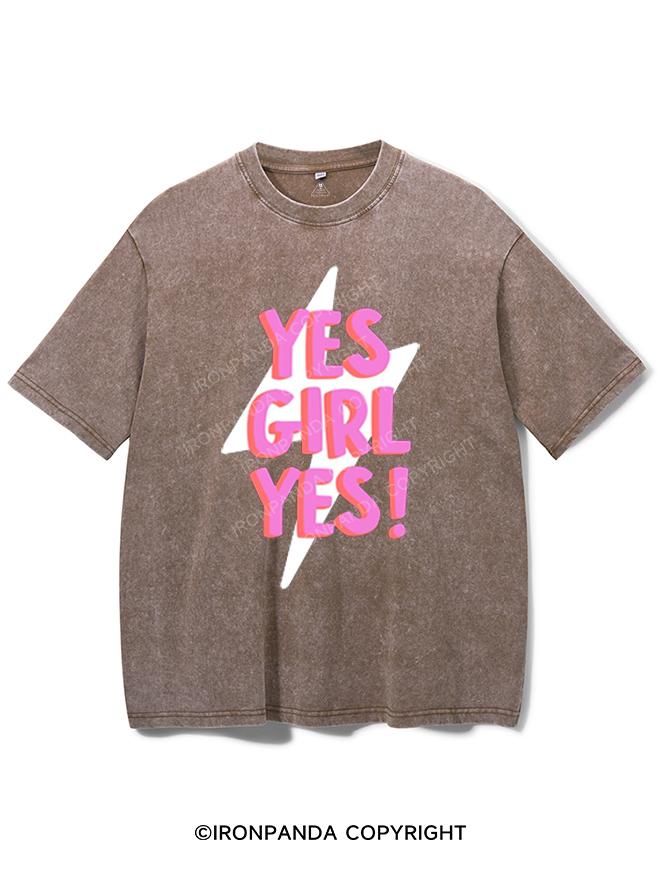 YES GIRL YES! VINTAGE GYM SHIRT