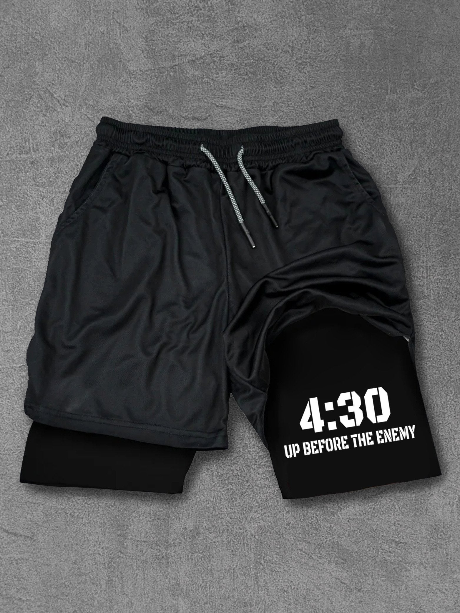 up before the enemy Performance Training Shorts