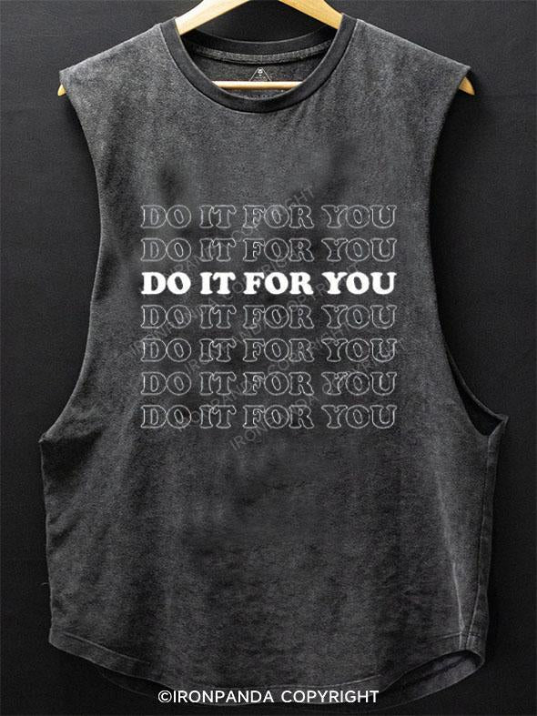 DO IT FOR YOU SCOOP BOTTOM COTTON TANK