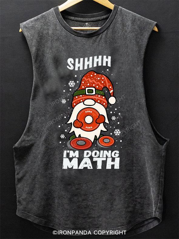 SHHHH I'M DOING MATH GOBLIN SCOOP BOTTOM COTTON TANK