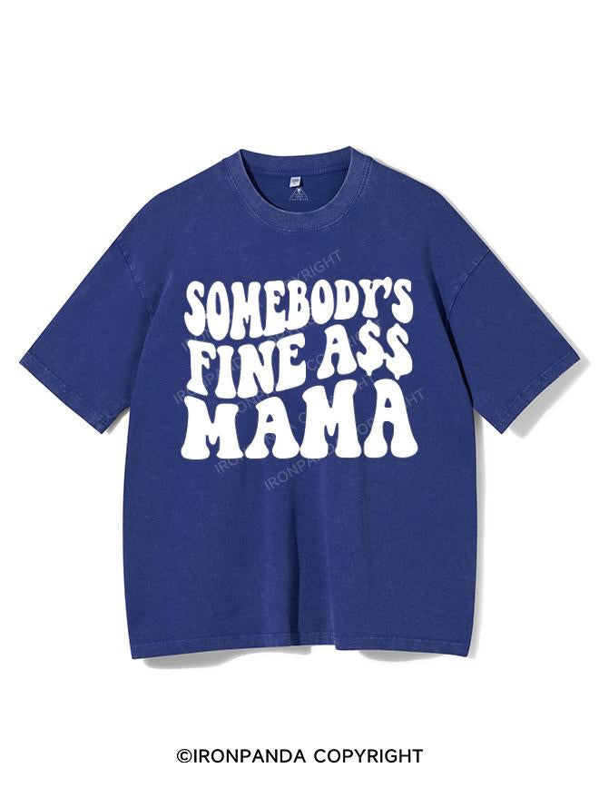 SOMEBODY'S FINE ASS MAMA VINTAGE GYM SHIRT