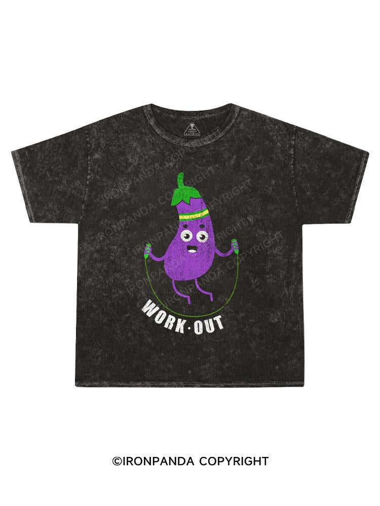 WORK OUT Kids Washed T-Shirt